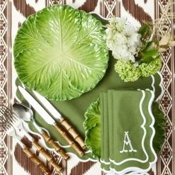Serena Green Cabbage Dinner Plate
