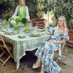 Serena Green Tablecloth