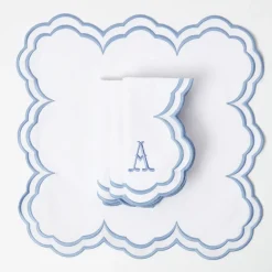Serena White Napkins (Set of 4)