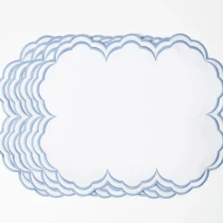 Serena White Placemats (Set of 4)