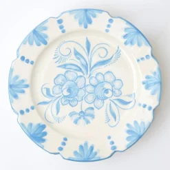 Seville Blue Gardênia Dinner Plate (set of 4)