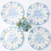 Seville Blue Gardênia Starter Plate (set of 4)