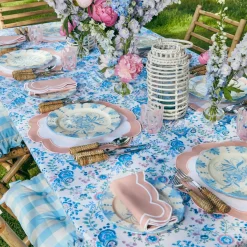 Seville Blue Gardênia Starter Plate (set of 4)