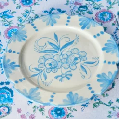 Seville Blue Gardênia Starter Plate (set of 4)