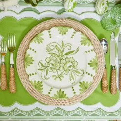 Seville Green Gardênia Dinner Plate