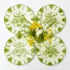 Seville Green Gardênia Starter Plates (Set of 4)