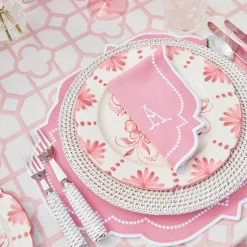 Seville Pink Gardênia Dinner Plate (set of 4)