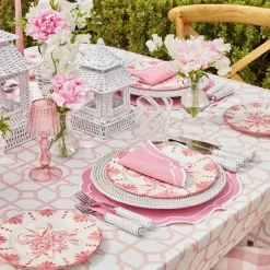 Seville Pink Gardênia Starter Plate (set of 4)