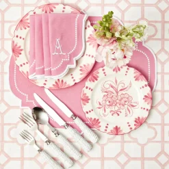 Seville Pink Gardênia Starter Plate (set of 4)