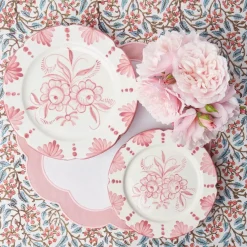 Seville Pink Gardênia Starter Plate (set of 4)