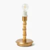 Short Bamboo Rechargeable Lamp