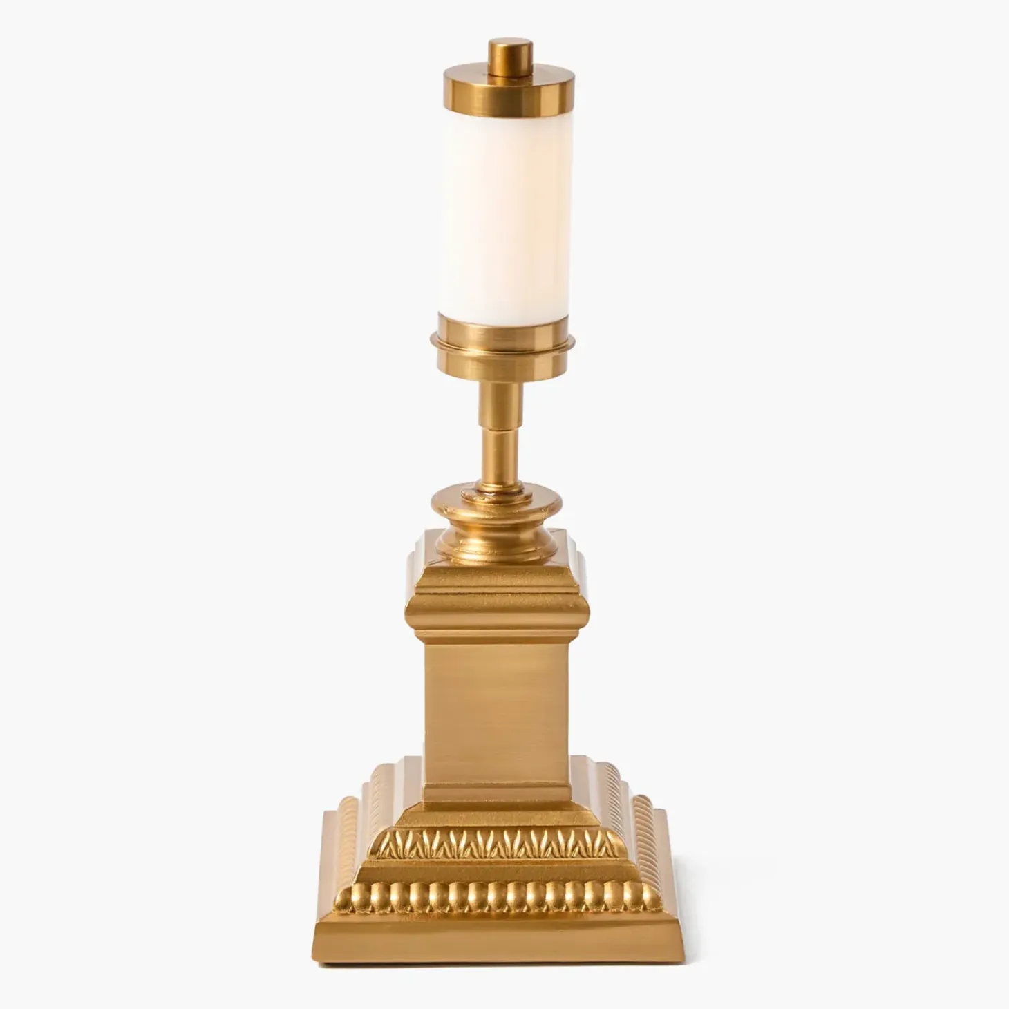 Short Corinthian Square Rechargeable Lamp