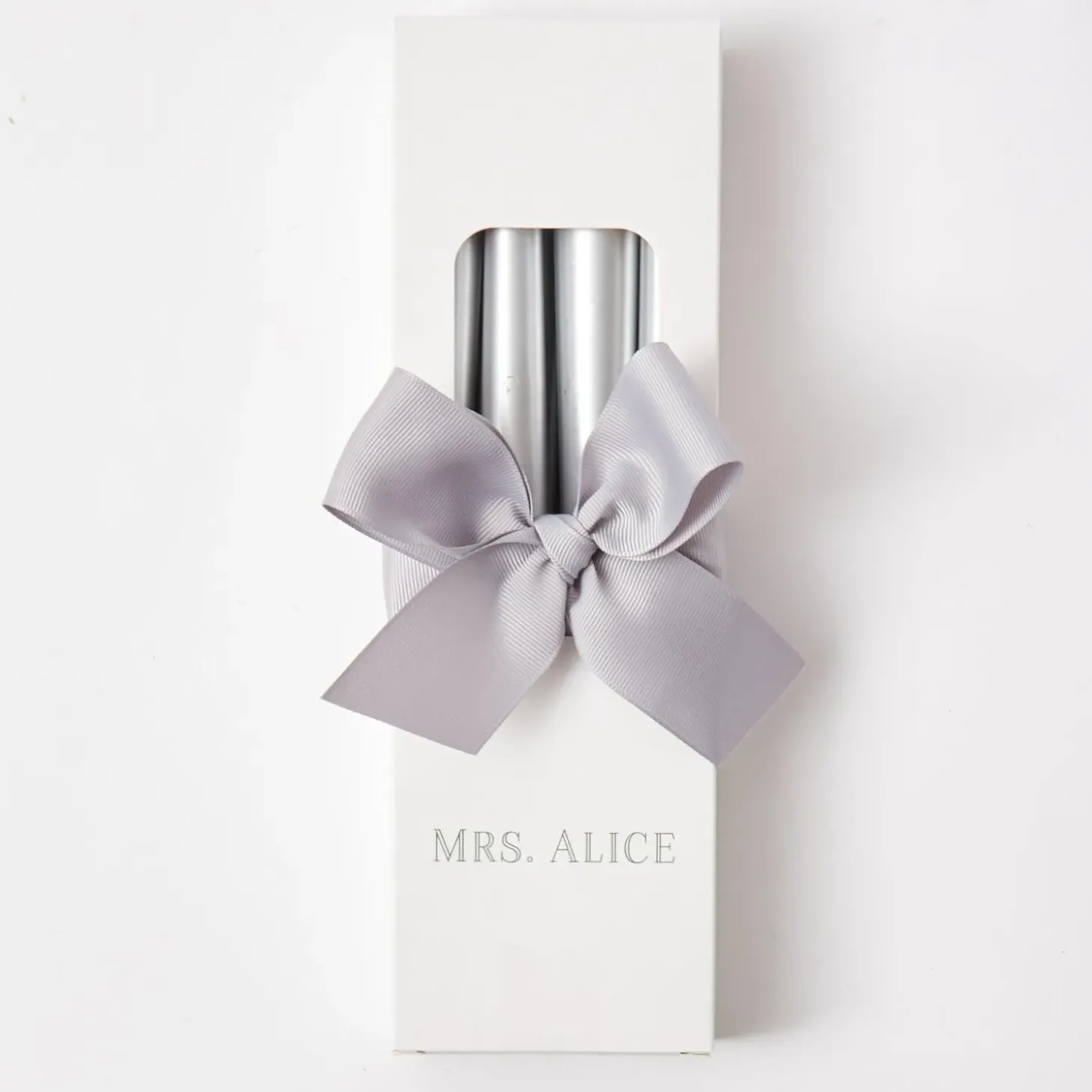 Silver Candles (Set of 8)