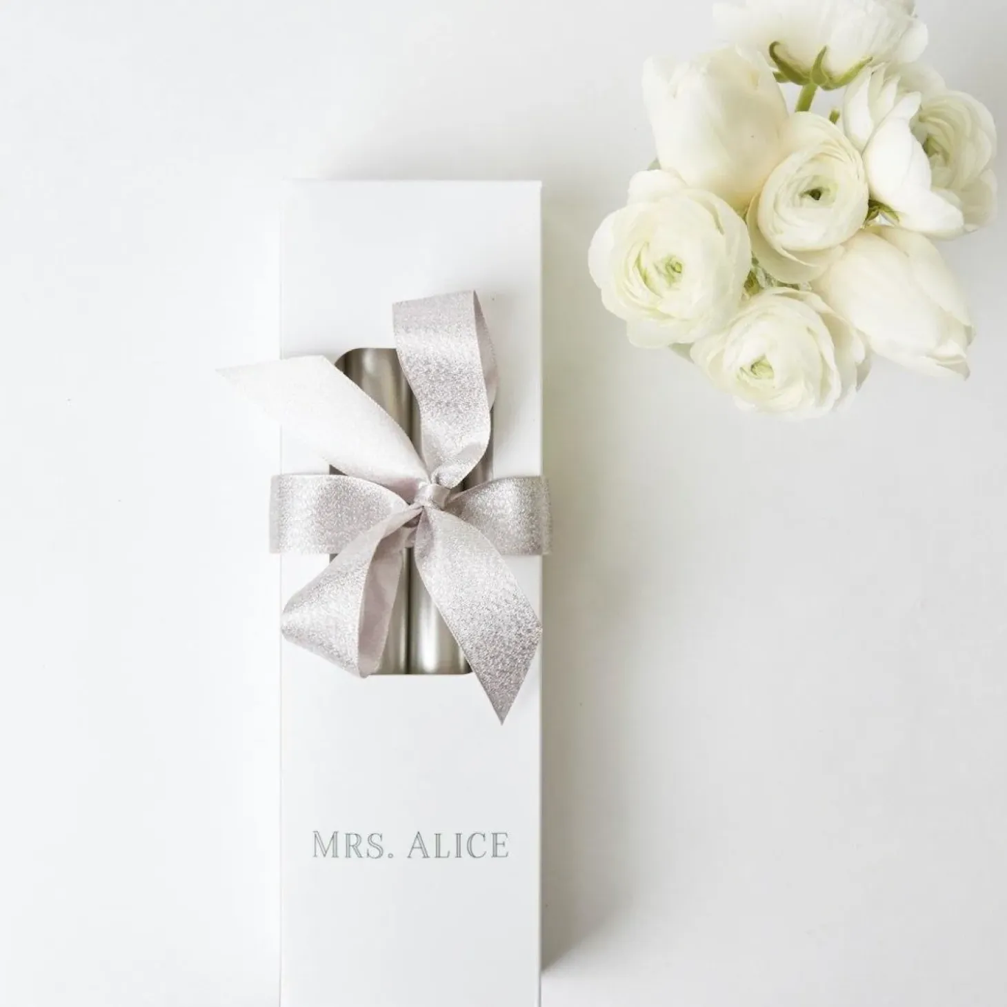 Silver Candles (Set of 8)