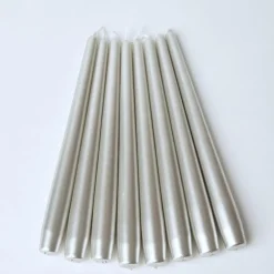 Silver Candles (Set of 8)