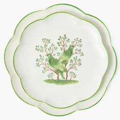Singing Bird Dinner & Starter Plates (Set of 8)