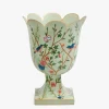 Small Chinoiserie Tole Urn Vase