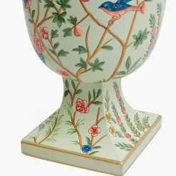 Small Chinoiserie Tole Urn Vase
