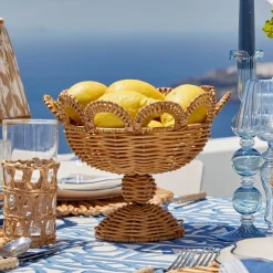 Small Elena Rattan Bowl