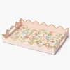Small Pink Chinosierie Tole Tray