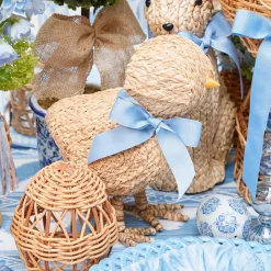Small Raffia Chick (Pair)