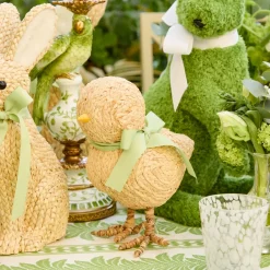 Small Raffia Chick (Pair)