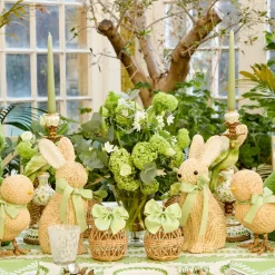 Small Raffia Chick (Pair)