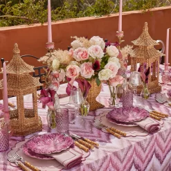 Small Rattan Urn Vase