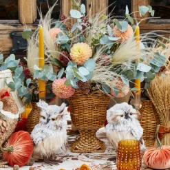 Small Rattan Urn Vase