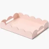 Small Soft Pink Lacquer Tray