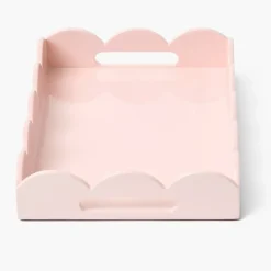 Small Soft Pink Lacquer Tray