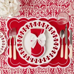 Snow White Velvet Napkin Bows (Set of 4)