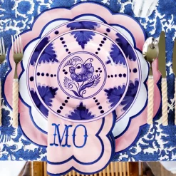 Sofia Pink Appliqué Placemats (Set of 4)
