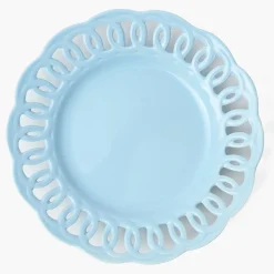 Soft Blue Lace Dinner Plate
