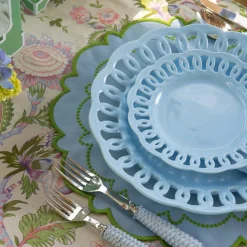 Soft Blue Lace Dinner Plate