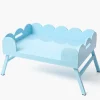 Soft Blue Lacquer Breakfast Tray