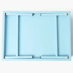 Soft Blue Lacquer Breakfast Tray