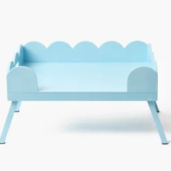 Soft Blue Lacquer Breakfast Tray
