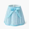 Soft Blue Lotus Bow Lampshade (18cm)