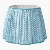 Soft Blue Lotus Lampshade (40cm)