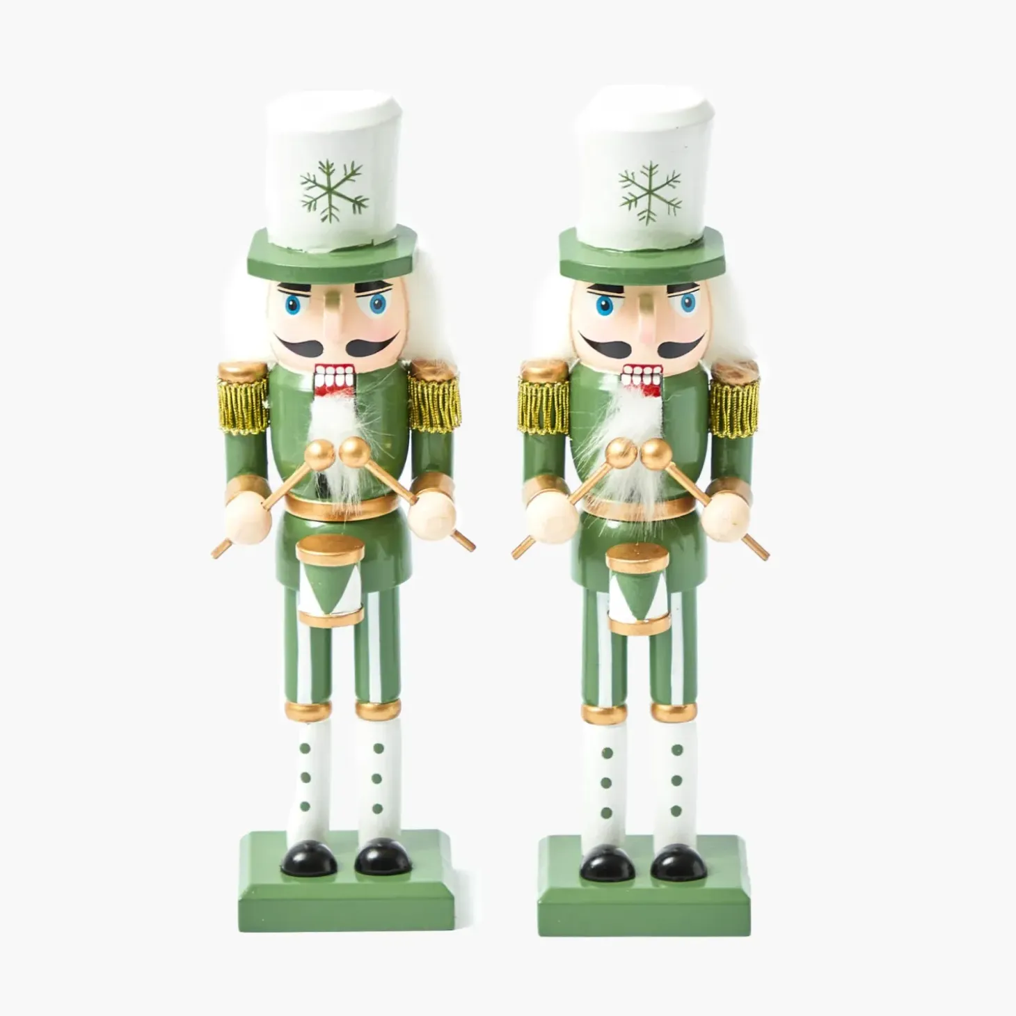 Soft Green Nutcracker (Pair)