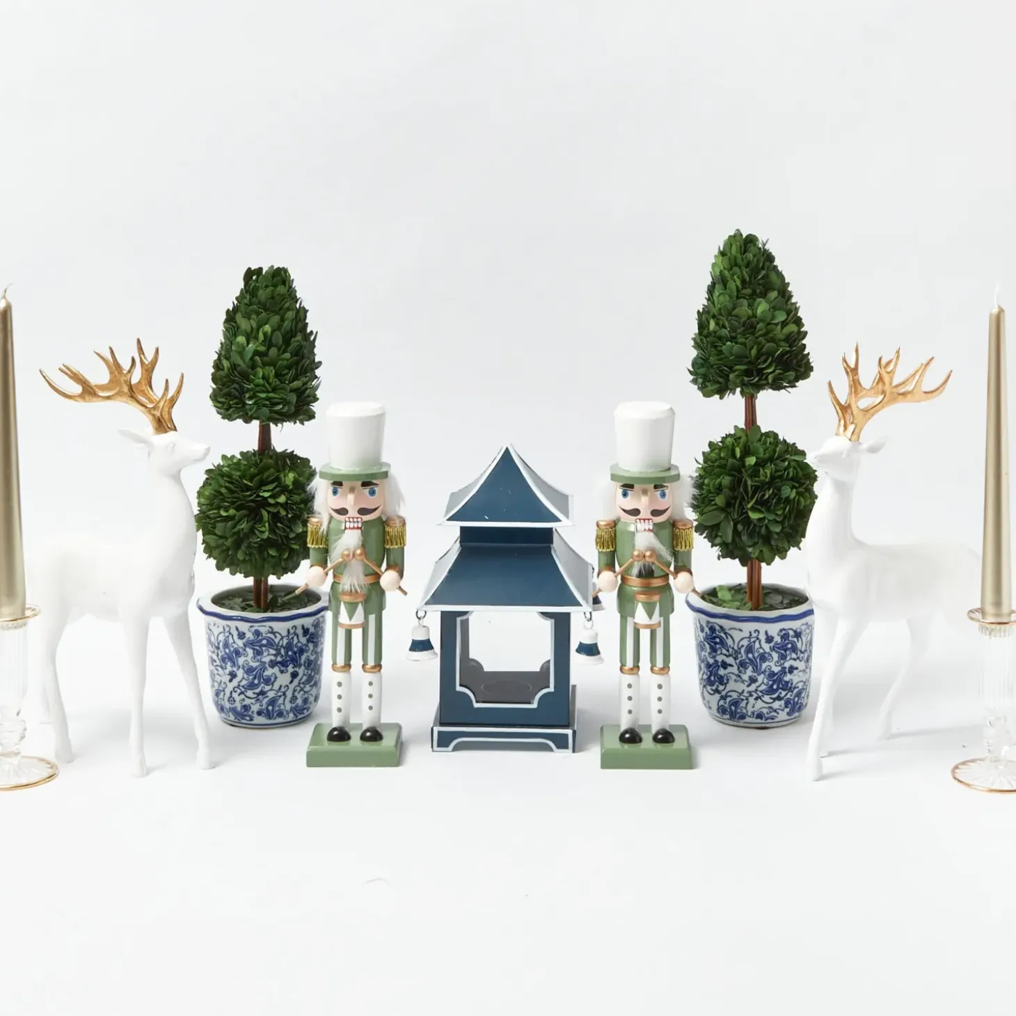 Soft Green Nutcracker (Pair)