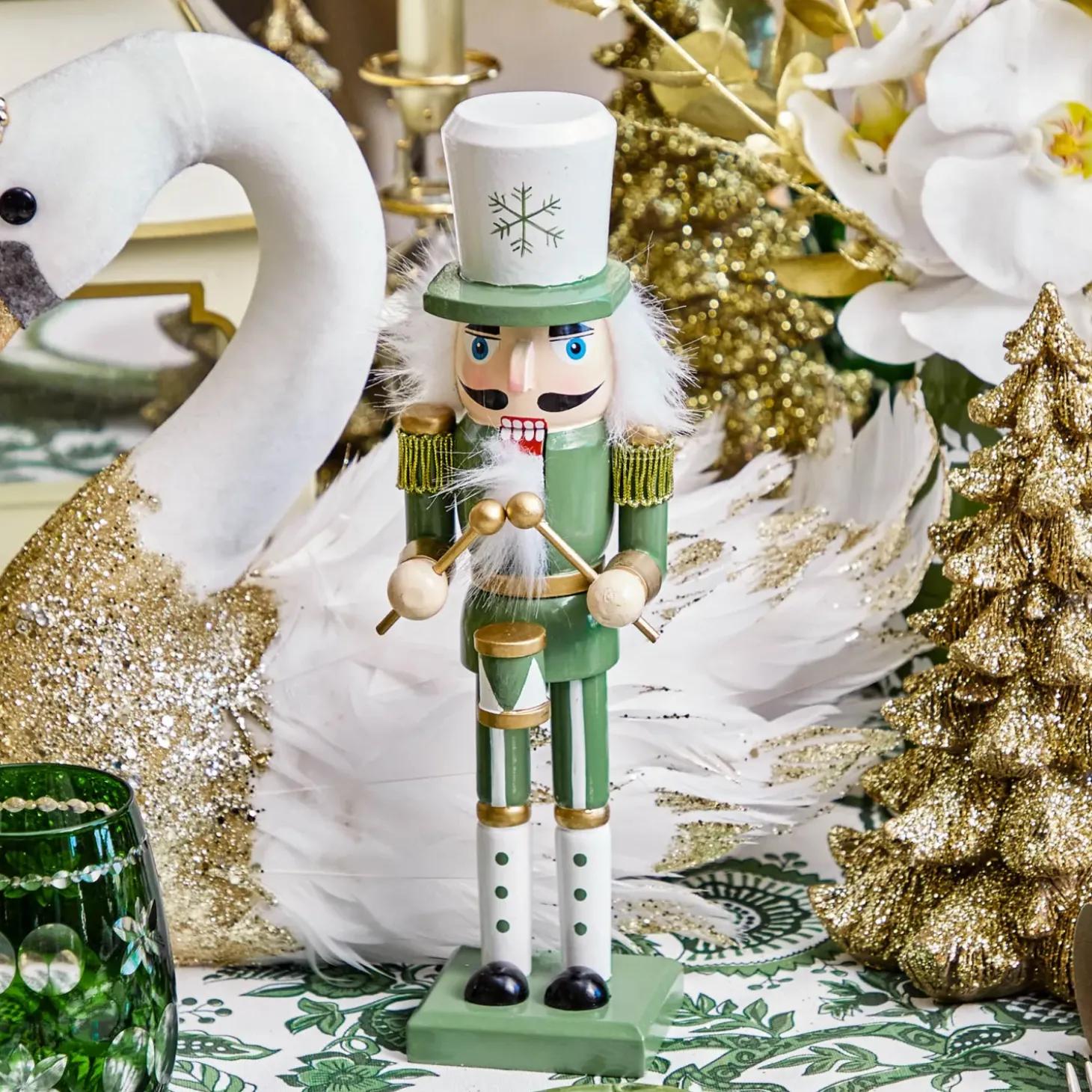 Soft Green Nutcracker (Pair)