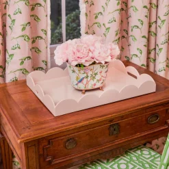 Soft Pink Lacquer Tray