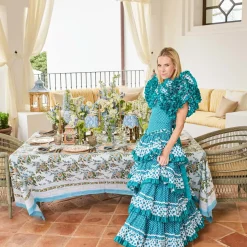 Sophia Blockprint Tablecloth