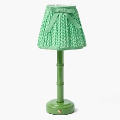 Spring Green Lotus Bow Lampshade (18cm)