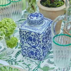 Square Traditional Ginger Jar