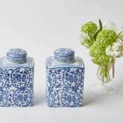 Square Traditional Ginger Jar