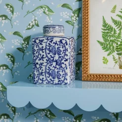 Square Traditional Ginger Jar