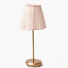 Tall Rechargeable Lamp with Pink Lotus Shade (18cm)